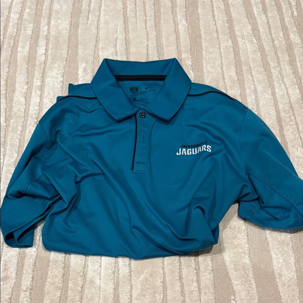Nike Teal Jaguars Men's Polo Shirt
